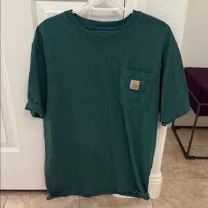 Carhartt Forest Green Tee with Pocket